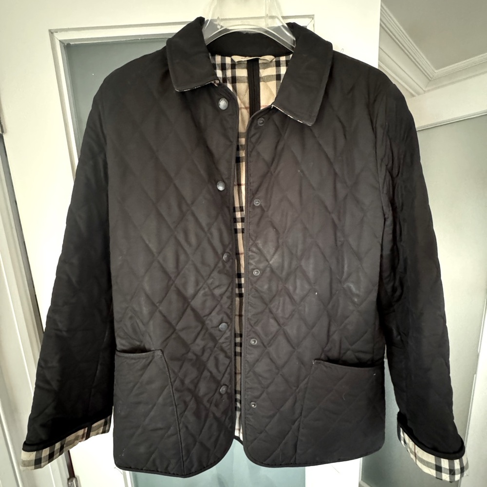 Authentic Burberry quilted jacket